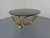Gold Space Age Gold-Plated Glass Coffee Table by Knut Hesterberg for Ronald Schmitt, Germany, 1960s For Sale - Image 8 of 18