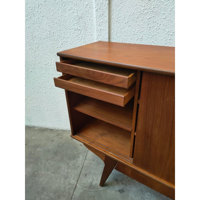 Wood Mid-Century Teak Sideboard, Denmark, 1970s For Sale - Image 7 of 10