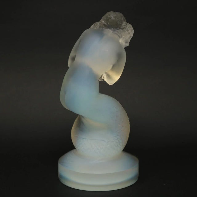 1920s Rene Lalique Opalescent Glass 'Naiade' Statuette For Sale - Image 5 of 13