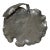 1920s Large j.r Hannig Pewter Art Nouveau Figural Footed Platter Centerpiece Tray Dish For Sale