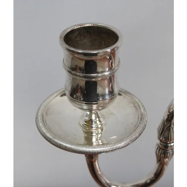 Silver Bronze Candelabra, 1960s, Set of 2 For Sale - Image 6 of 18