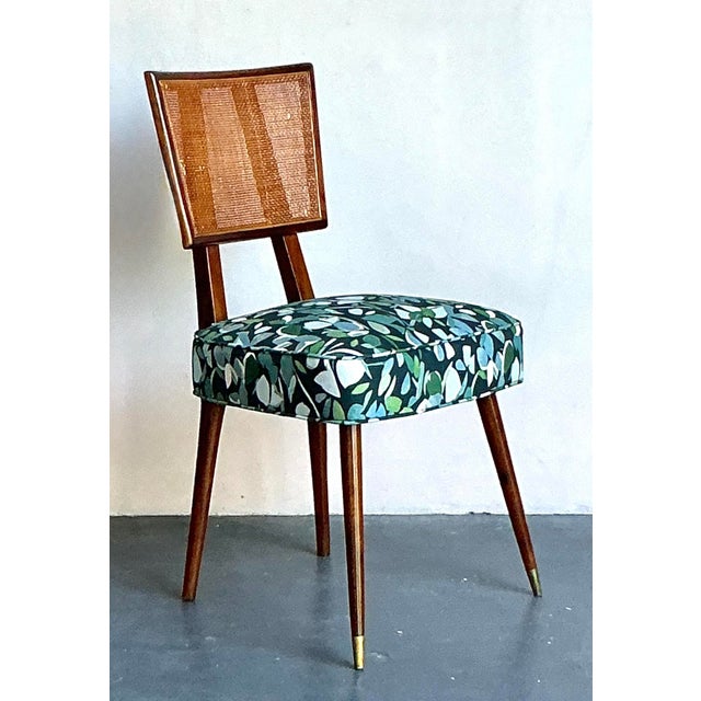 Vintage Boho MCM Cane Dining Chair For Sale - Image 11 of 12