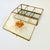 Late 20th Century Vintage Brass and Glass Divided Box With Dried Flowers - Jewelry Box or Organizer For Sale - Image 5 of 12