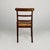1930s Vintage Italian Chairs in Wood and Brown Leather, 1930s, Set of 4 For Sale - Image 5 of 18