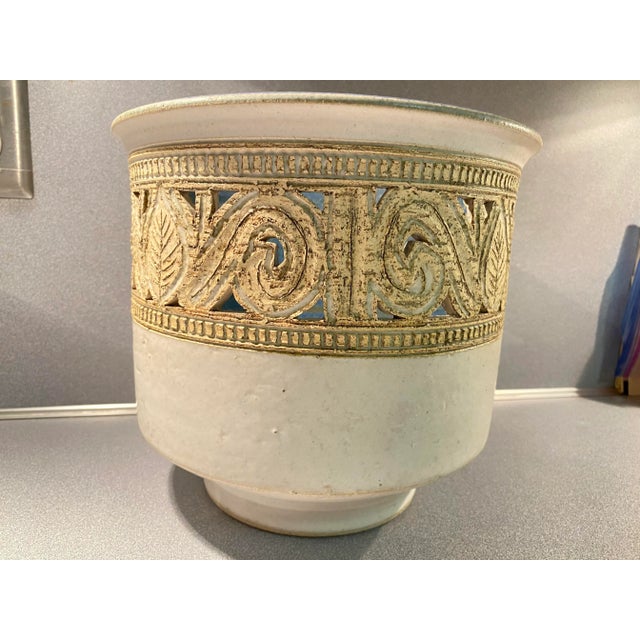 1978 David Greer Studio Pottery Vase Oklahoma Potter For Sale In Tulsa - Image 6 of 6