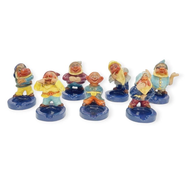 Ceramic Snow White and the Seven Dwarfs Figurines, 1942, Set of 7 For Sale - Image 14 of 14
