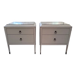 Pair Alexa Hampton for Hickory Chair Nightstands For Sale
