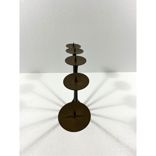 Metal Candleholder by Klaus Ullrich for Faber & Schumacher, Germany, 1950s For Sale - Image 7 of 11