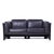 Afra and Tobia Scarpa for Cassina Mid Century Italian Leather Sofa This sofa measures: 64 wide x 32.5 deep x 27 inches...