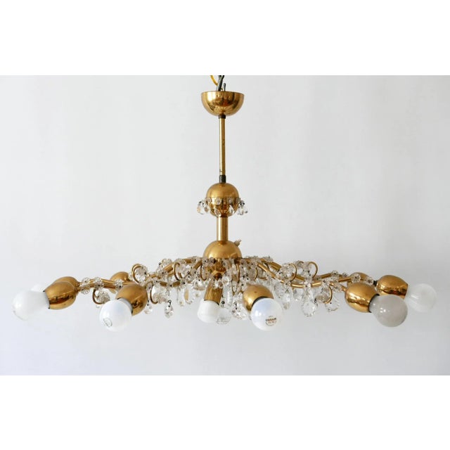 1950s 10-Light Sputnik Chandelier from Lobmeyr, 1950s For Sale - Image 5 of 18