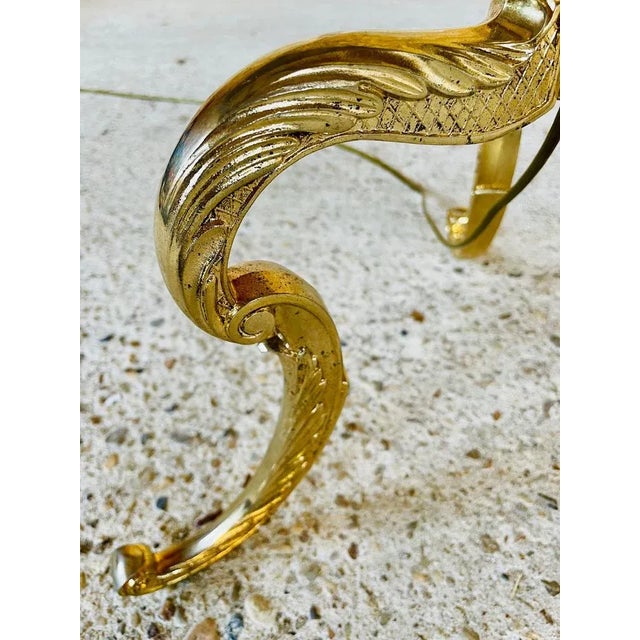 Vintage Floor Lamp with Gilded Brass Decor, 1960s For Sale - Image 18 of 18