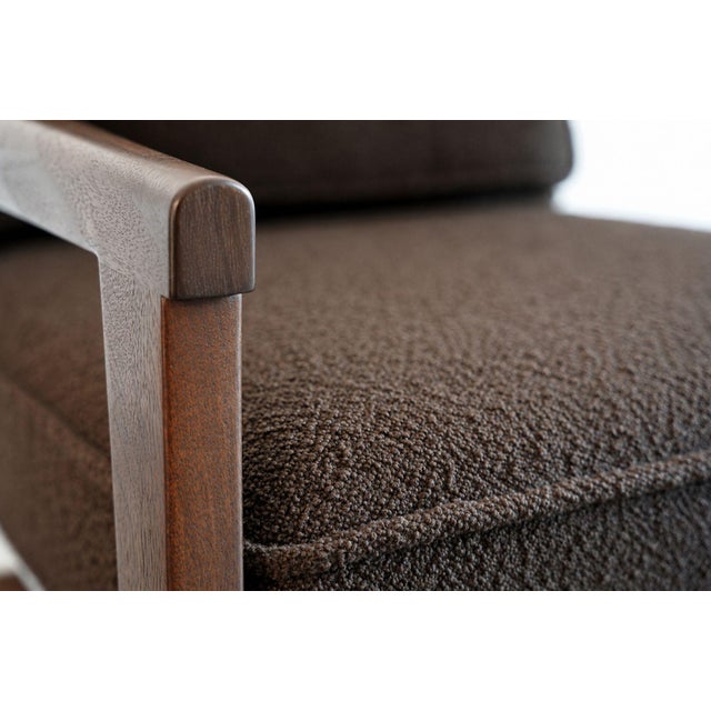Walnut Lounge Chairs by Edmond J. Spence, C. 1950s For Sale - Image 9 of 10