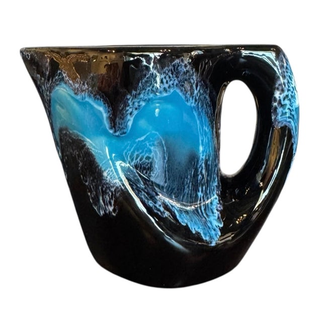 Mid-Century Ceramic Tea Set , Attributed to the Style of Vallauris Ceramics- 14 Pieces For Sale - Image 9 of 17