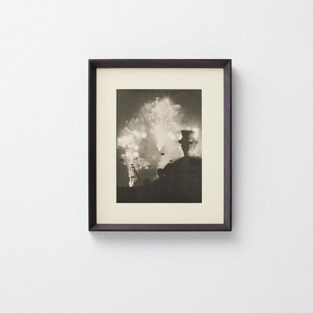 Brassaï, Fireworks Over Paris from Verve Vol. I No. 1, 1937, Photogravure, Framed For Sale - Image 4 of 11