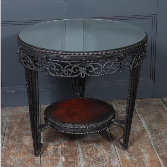 Art Deco French Wrought Iron Coffee Table, 1930s For Sale - Image 14 of 18