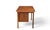 Restored Danish Modern Writing Desk With Sliding Cabinet & Tapered Legs For Sale - Image 9 of 17