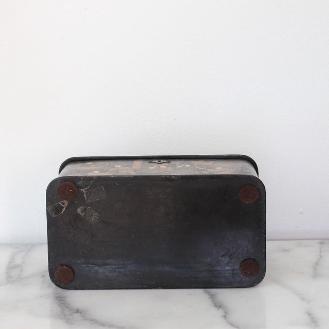 Antique Japanese Black Lacquered Tea Caddy For Sale In Raleigh - Image 6 of 7