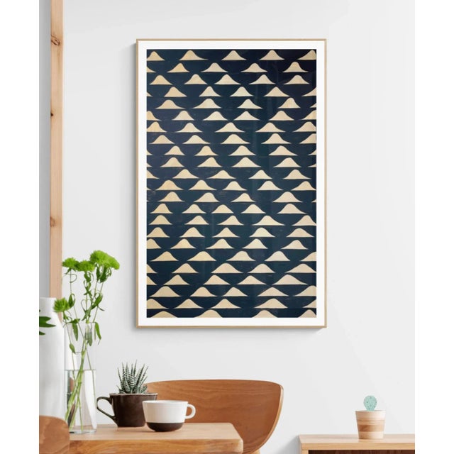 This minimalist one-of-a-kind painting by Sarah Vaaler will give your wall a splash of pattern and movement to enliven...