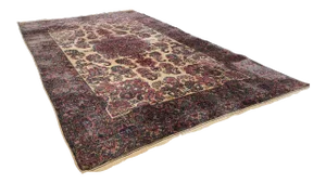 Estate Palace Size 124x214 Handmade Persian Kerman Rug