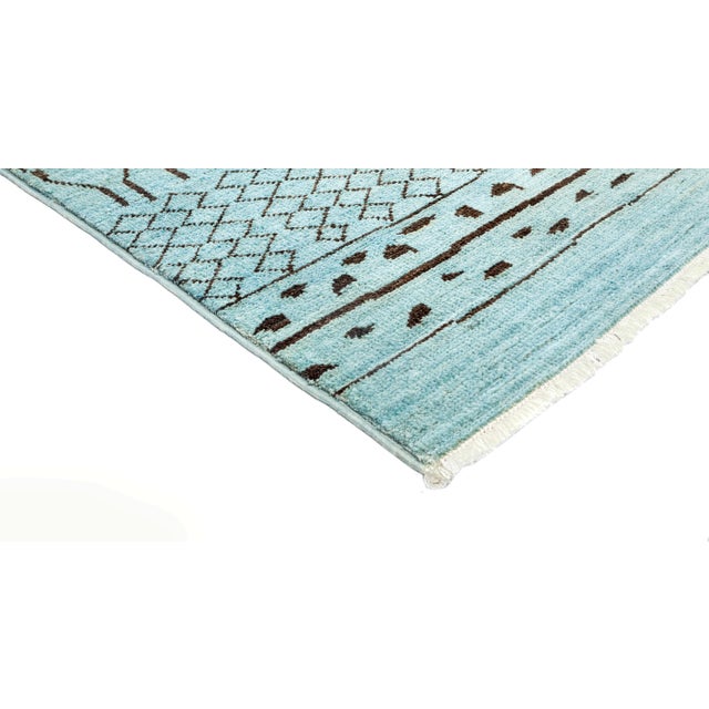 Moroccan Blue Rug 4' 9" X 8' 5" Chairish