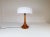 Mid-Century Modern Mid-Century Danish Table Lamp in Solid Teak by Lisbeth Brams, 1960s For Sale - Image 3 of 16