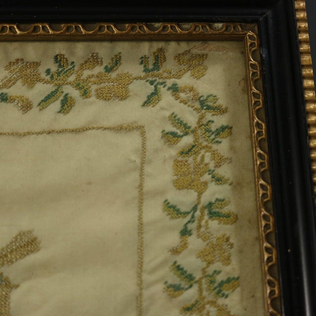 Antique Sampler, 1830, by M. Forrest For Sale - Image 14 of 18