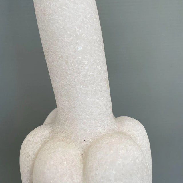 Contemporary Hand Carved Marble Sculpture by Tom Von Kaenel For Sale - Image 3 of 10