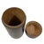 Mid-20th Century Antique Chinese Hand-Painted Cylindrical Bamboo Tea Caddy For Sale - Image 9 of 9