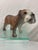Leather Clad Bulldog Figure. 2 of 2 For Sale - Image 4 of 7