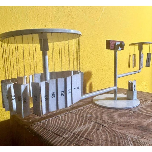 Magnetic Perpetual Calendar by Tite-Paul Tilche for Arform, France, 1957-1958 For Sale - Image 4 of 9