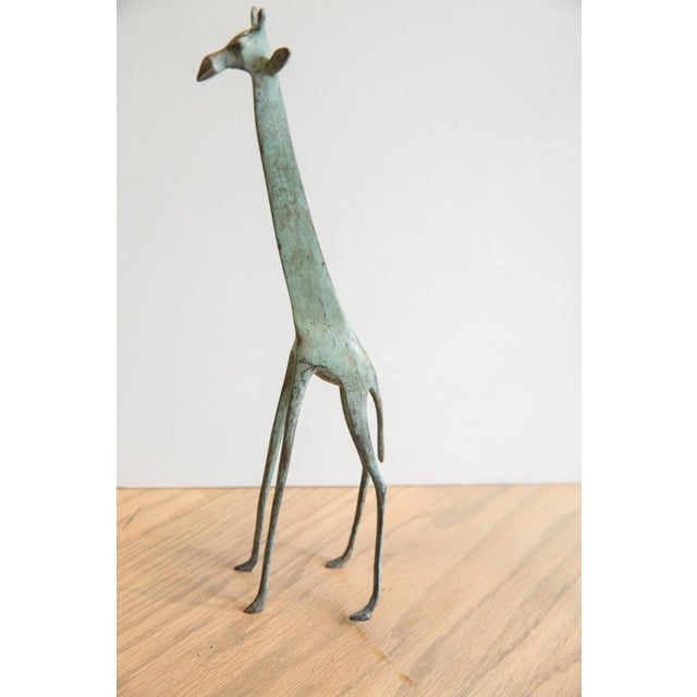Old New House Medium Vintage African Giraffe For Sale - Image 4 of 6