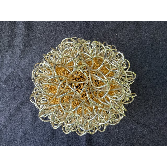 Mid-Century Modern Vintage Mixed Wire Sphere For Sale - Image 3 of 13