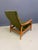 Heywood-Wakefield High-Back Lounge Chair, Sculpted Oak Frame, Olive Fabric 1960s For Sale In Philadelphia - Image 6 of 10