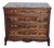 Late 19th Century Walnut Commode Chest, French Louis XV Style. Marble-Top For Sale