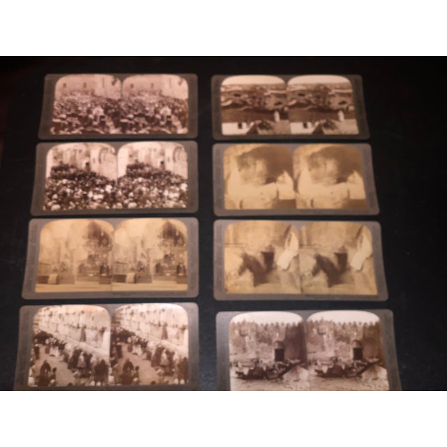 1900 Antique Underwood & Underwood Jerusalem Stereoview Set With Viewer & Box - 29 Pieces For Sale - Image 11 of 15