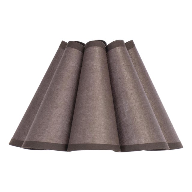 Polly Scalloped Shade, Umber For Sale
