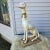 1940s 1940s Late Art Deco Sicilian Marwal Chalkware Greyhound.Statue For Sale - Image 5 of 12