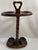Wood Vintage 1980s Walnut Double Umbrella Stick Stand For Sale - Image 7 of 17