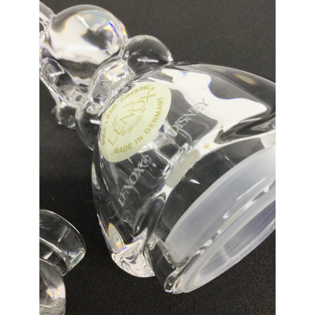 Lenox Crystal Salt and Pepper Shakers For Sale - Image 12 of 12