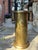 1940s Antique Brass Lion Double Ring Handled Umbrella Stand For Sale - Image 5 of 10