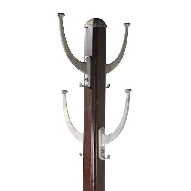 Freestanding Industrial Style Coat & Hat Rack For Sale - Image 9 of 11