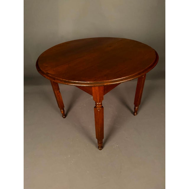 Wood Late 19th Century American Round Dining Table, Circa 1890 For Sale - Image 7 of 12