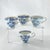 Meakin & Co. Vintage Blue Onion Teacups (Blue Fjord, Blue Nordic Patterns From Wood & Sons, Meakin) English Blue and White - Set of Four: For Sale - Image 4 of 14