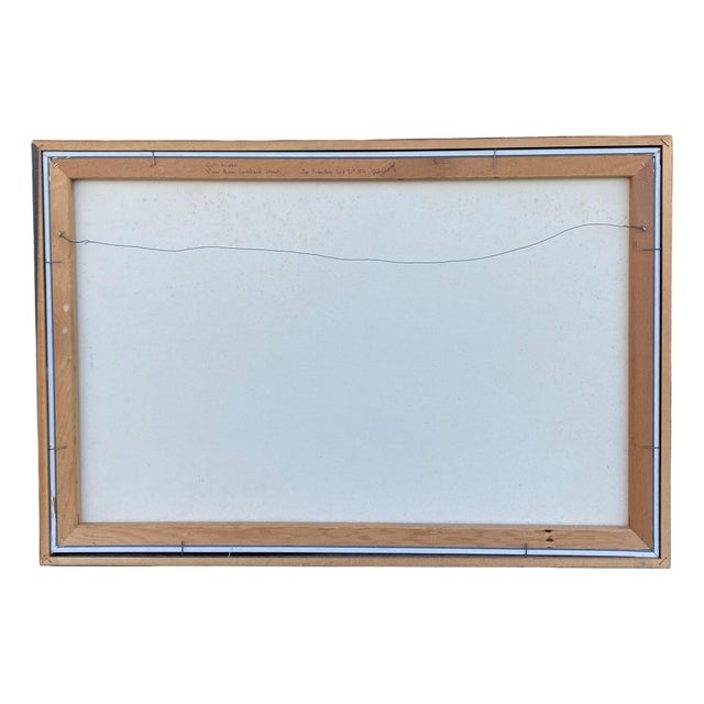 Large Paul Van De Pol San Francisco, California Coit Tower Oil Painting, 1974 For Sale - Image 12 of 14