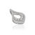 Gemstone Fine Moissanite Open Drop Pendant in 925 Sterling Silver - Caratandher For Sale - Image 7 of 15