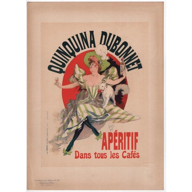 Jules Chéret (1836-1932) Quinquina Dubonnet Year of ideation: 1895 Year of printing: 1898 Lithograph on wove paper...