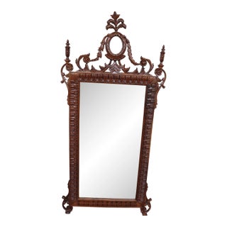 Mahogany French Mirror For Sale