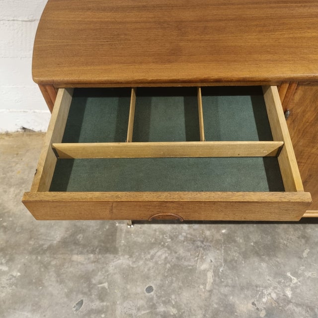 Walnut and Brass Sideboard by William Watting for Fristho, 1950s For Sale - Image 9 of 16