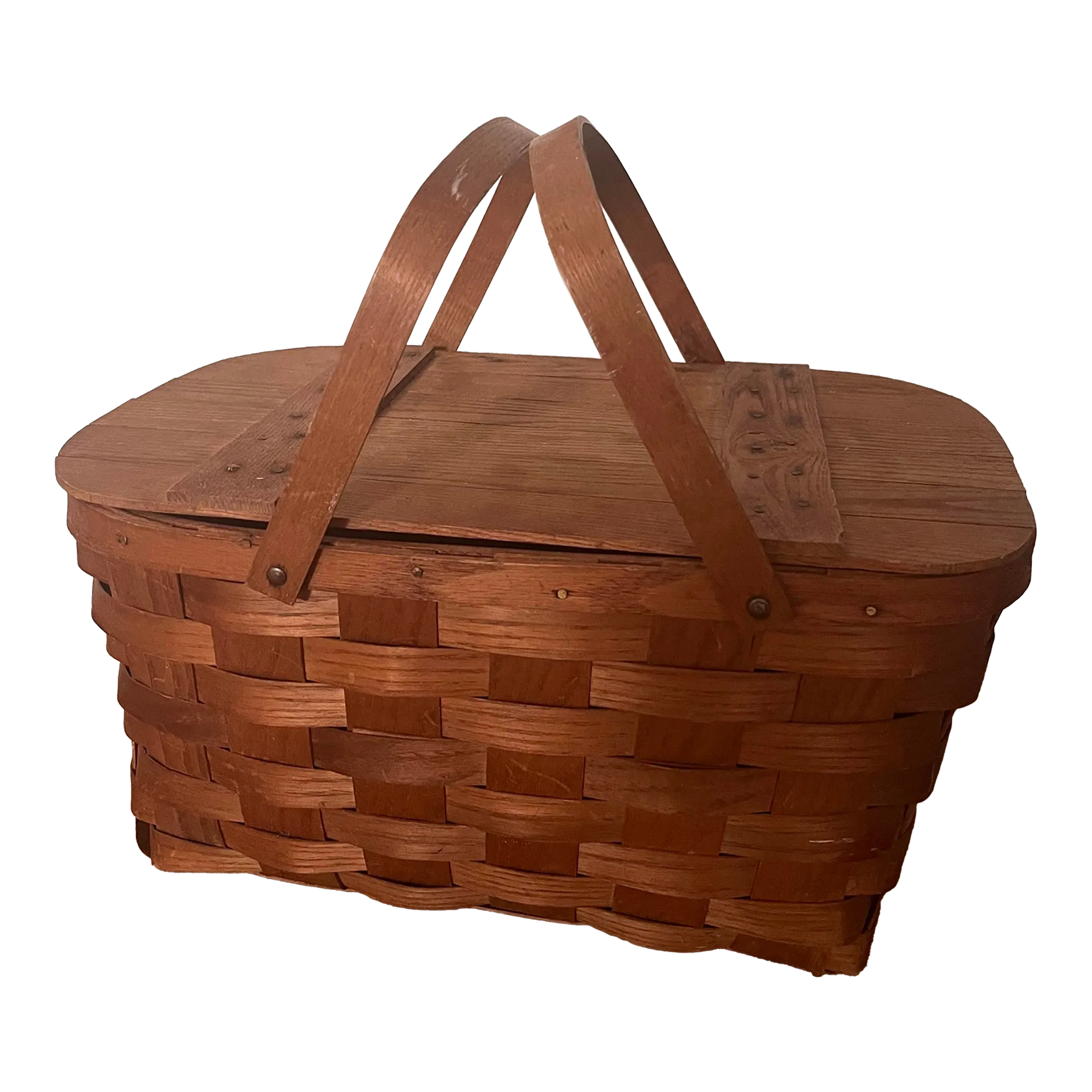 Vintage Basketville Picnic Basket Made in Putney Vermont | Chairish