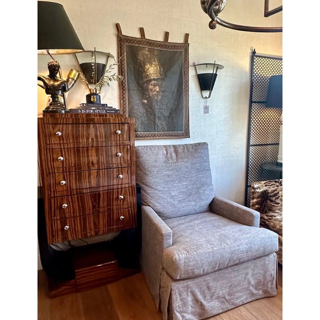 Early 20th Century Pair of Art-Deco Chests For Sale - Image 5 of 15